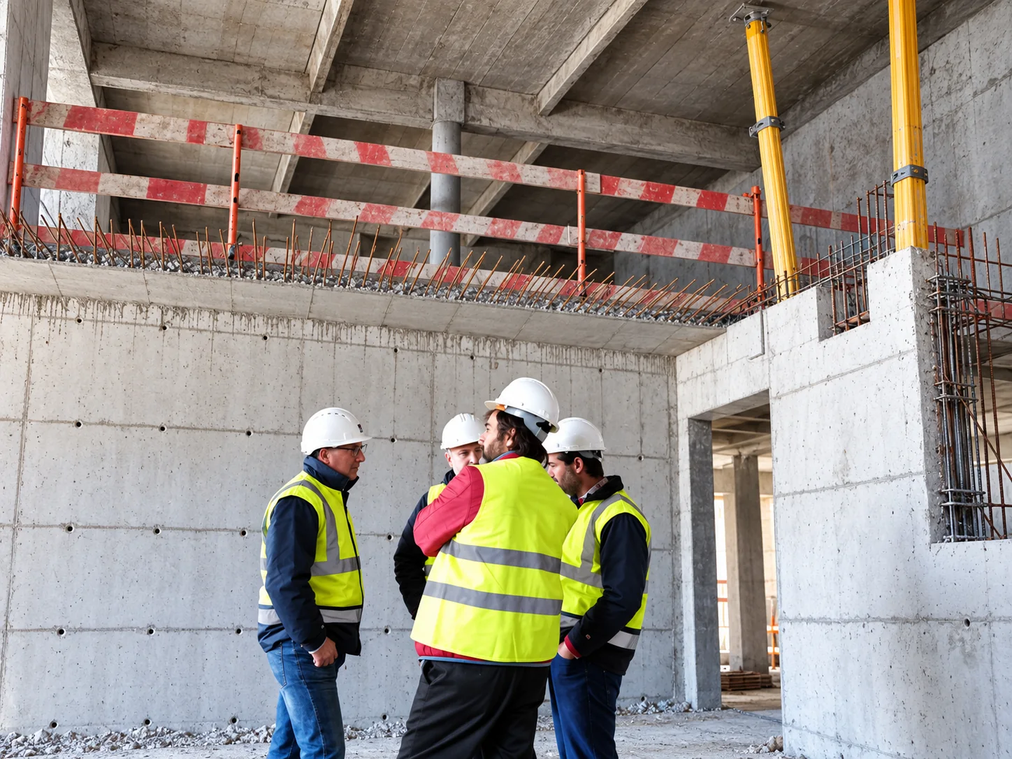 Technical monitoring and site supervision during construction